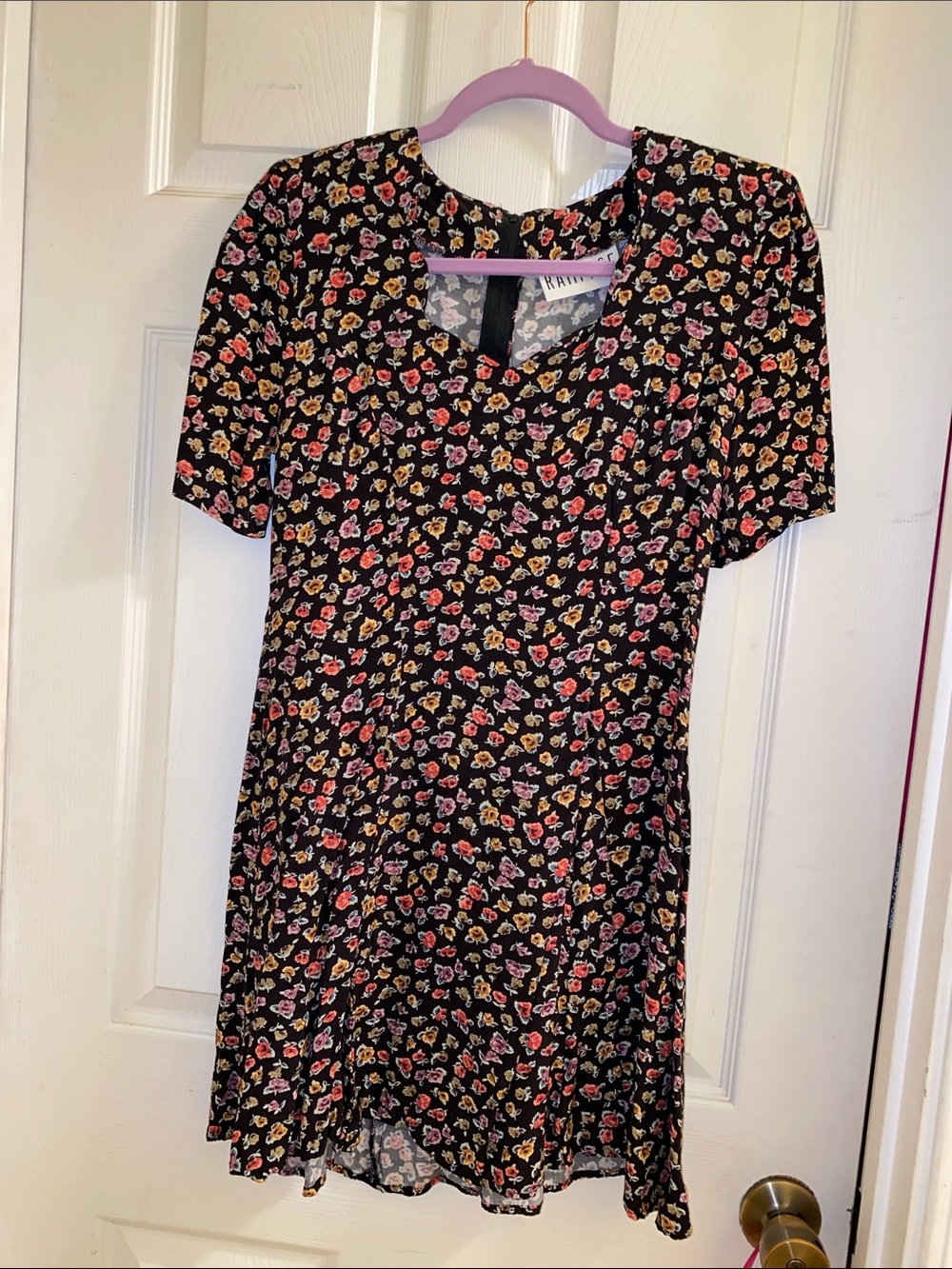 90s Grunge Rampage Floral Mini Dress
